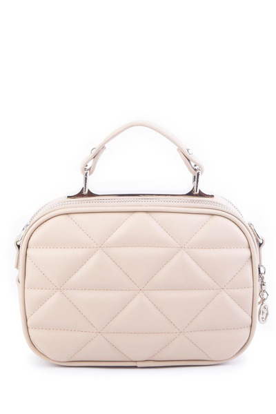 Nas Bag Chain-Embellished Quilted Double Compartment Handbag and Crossbody Bag