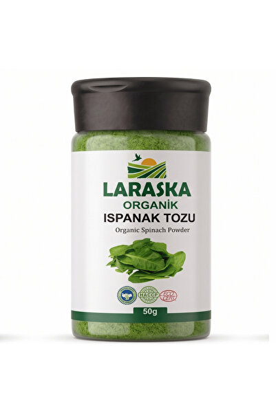 Laraska Organik Ispanak Tozu 50g Organic Spinach Powder