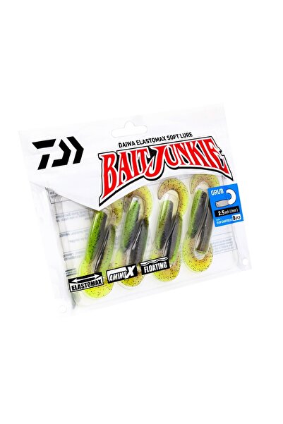 daiwa Bait Junkie Grub 6.35cm LRF Silikon Yem
