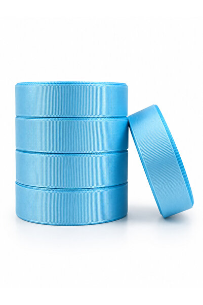 OEM Set de 5 Benzi Grosgrain Albastru 2,5 cm