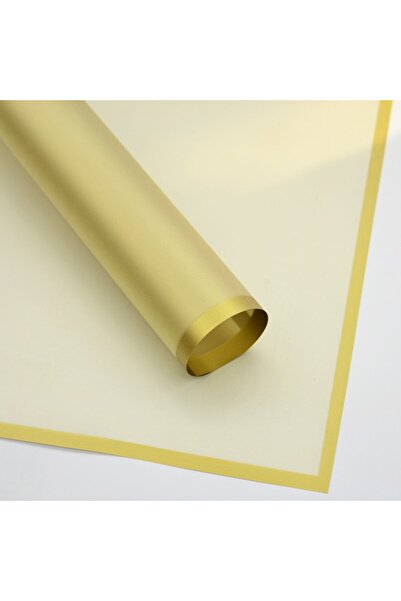 OEM Celofan pentru Flori Plastic Auriu 58x58 cm