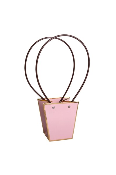 OEM Set 4 Genți Trapezoidale Hârtie Roz 12.5x12x8 cm