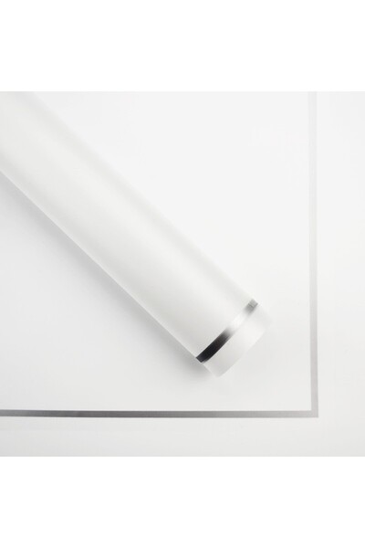 OEM Flower cellophane Plastic Silver 58x58 cm