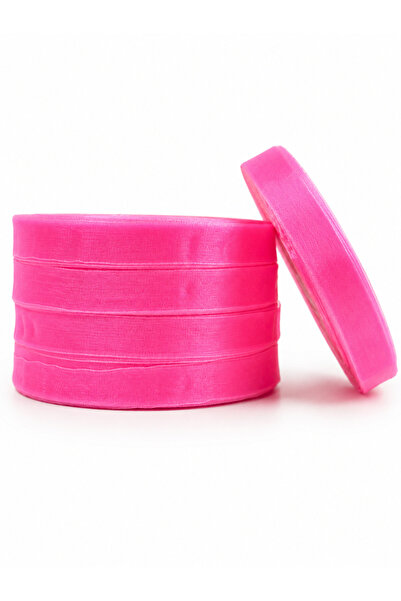 OEM Top Bottom Set of Pink Organza Ribbons 1 cm 45.72 m