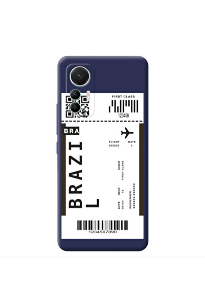 Other Xiaomi Mi 12 Lite Brazil BRA Dark blue Colored Silicone TPU Θήκη