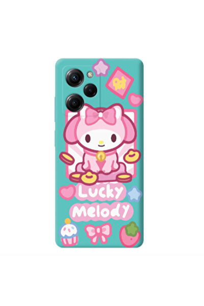 Other Xiaomi Poco X5 Pro Lucky Melody Turquoise Colored Silicone TPU Θήκη