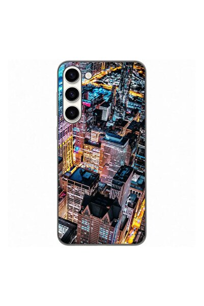 OEM Калъф, съвместим със Samsung Galaxy S23 Plus, силиконов гел TPU, с десен ...
