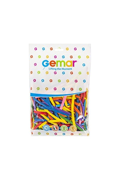 Gemar Italia Set de 100 de baloane profesionale, asortate, pentru modelare, G...