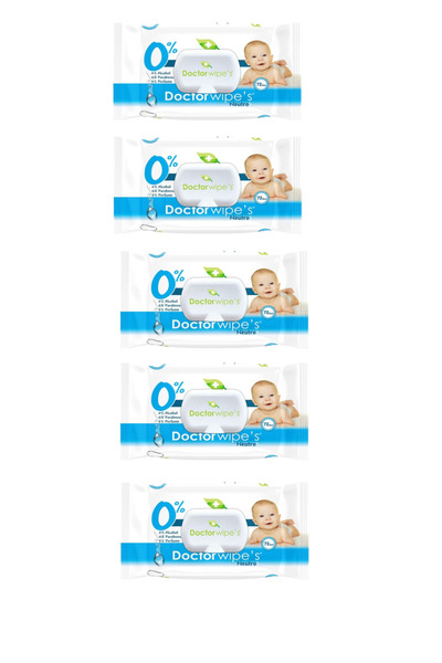 DOCTOR WIPES Servetele umede Neutro Baby, 72 bucati, 5buc/set