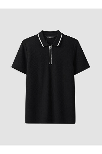 LC Waikiki تي شيرت رجالي من Peak New Season بياقة بولو وملمس مميز