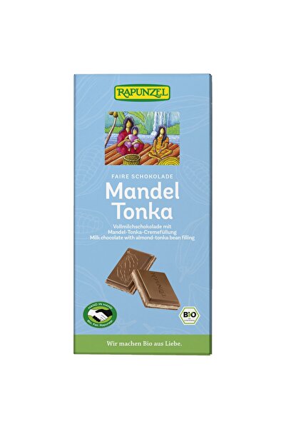 Rapunzel Ciocolata cu crema de migdale si tonka,