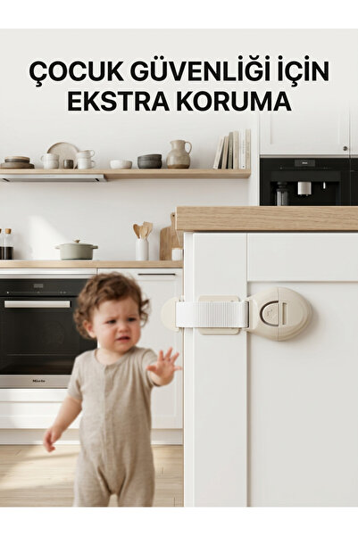 Lisinya Child Safety Lock for Cabinets and Drawers Practical Safety Device -
