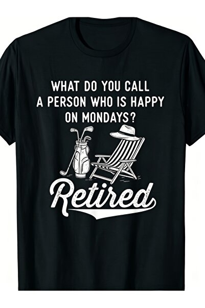 2mcup Men's Pure Cotton T-shirt with a Fun Retirement Golf Print, Summer Mens...