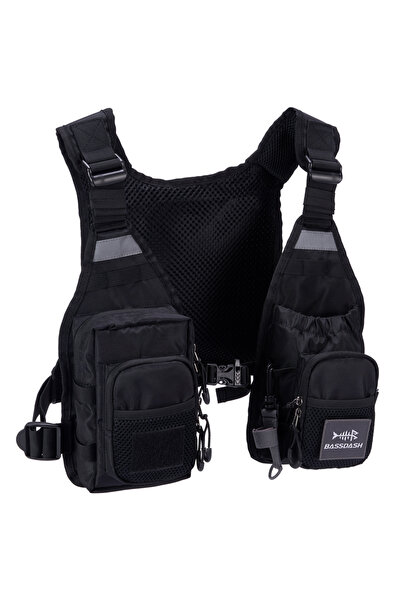 choice2 Black Bassdash FV08 Ultra Lightweight Fly Fishing Vest for Men and Wo...