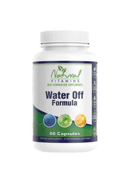 NATURAL VITAMINS Water Off Formula, 60caps