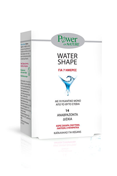 Power Of Nature Water Shape για 7 ημέρες - 14 αναβράζοντα δισκία