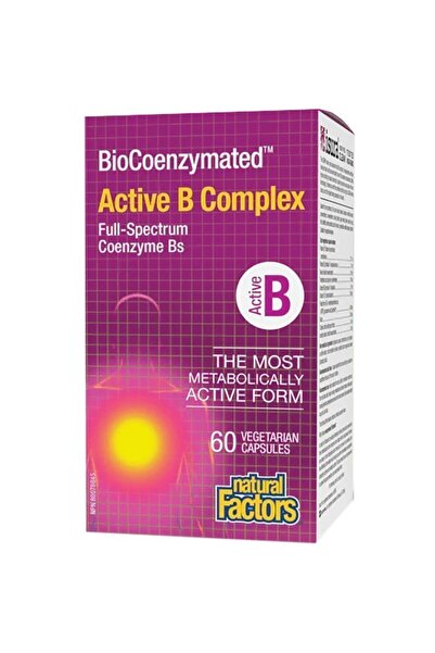 Natural Factors BioCoenzymated Active B Complex, 60caps