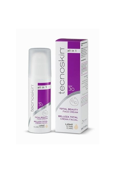 TECNOSKIN Total Beauty Face Cream Light, Αντιρυτιδική Κρέμα Προσώπου Αll in Ο...