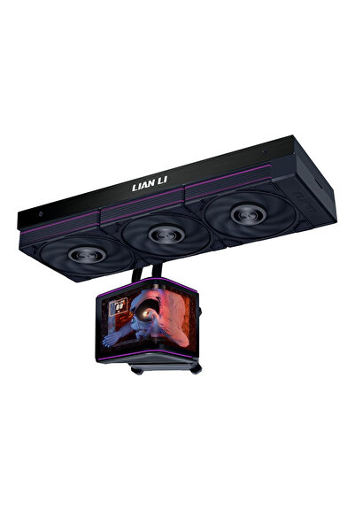 Lian Li HydroShift II OLED Curved 360P28 360mm Siyah Sıvı Soğutucu (G89.GHS2O...