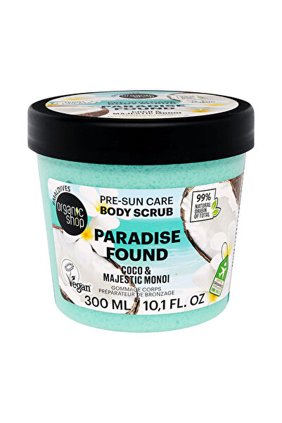 Natura Siberica ORGANIC SHOP Paradise Found Pre-Sun Care Body Scrub, 300ml