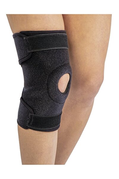 Anatomic Help Ελαστική Μαύρη Επιγονατίδα Απλή Με Τρύπα (0555) One Size