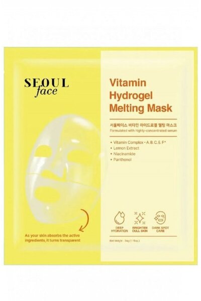 Dermal Seoul face Vitamin Hydrogel Melting Face Mask 34gr
