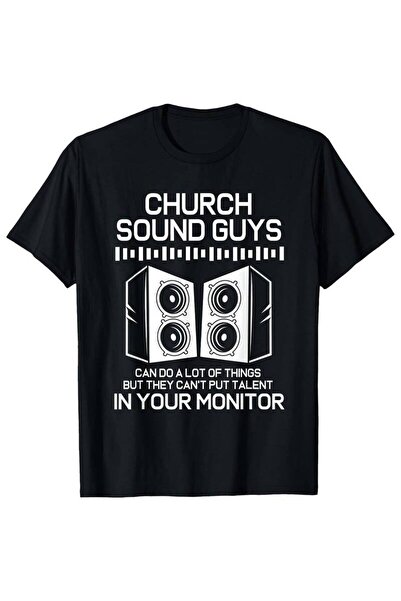 NOURAM Men's Guys Graphic T-Shirt - Audio Engineer Humor Sound System Print, ...