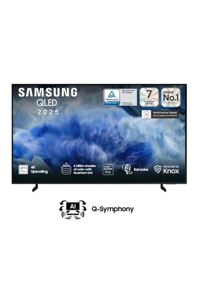 Samsung 85 Inch QLED 4K TV, 4K Upscaling, AirSlim desgin, AVA, Secured by Kno...