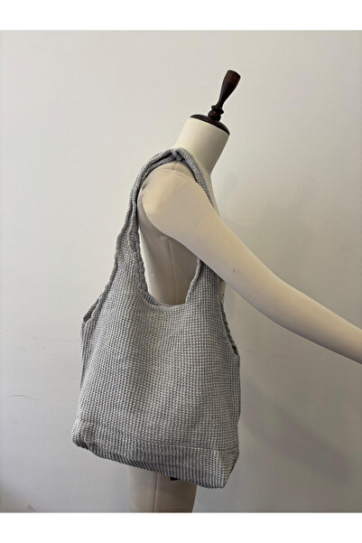 Sea Style Women's Knitwear Shoulder Bag Soft Textured Daily Tote Bag