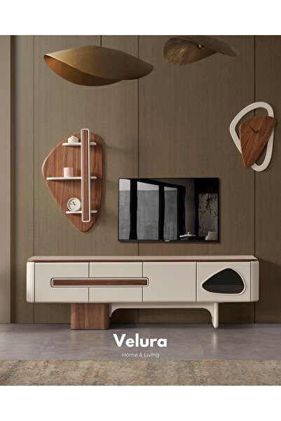 Velura Home & Living Enna Tv Ünitesi & Tv Sehpası - Alt Blok + Üst Blok