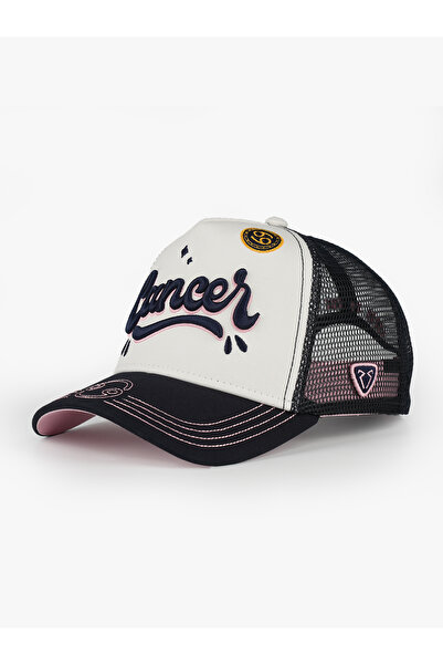 RustandRich Women Men Orange Trucker Hat Zodiac Collection Cancer