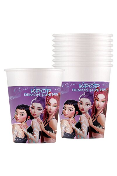 K-POP Χάρτινα ποτήρια πάρτι, συσκευασία 8 τεμαχίων, 200ml