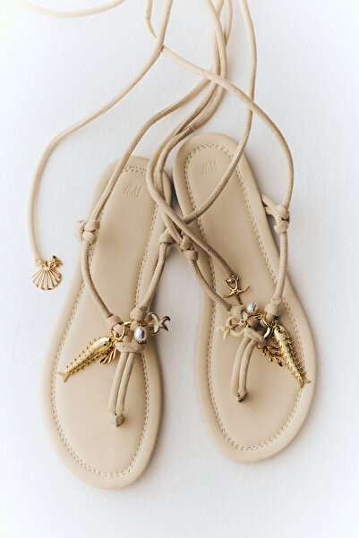 H&M Şeritli Sandalet