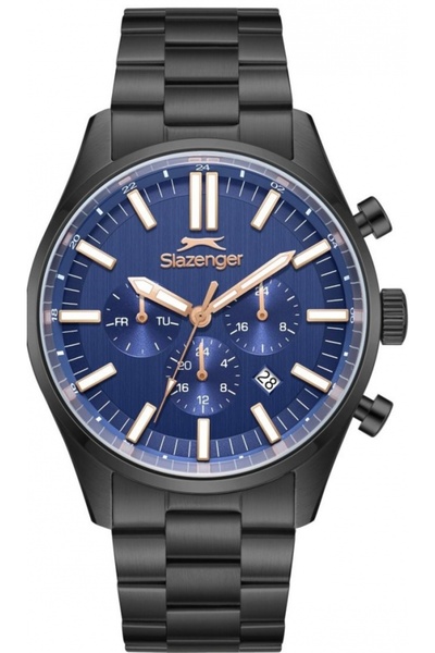 Slazenger Ceas de modă pentru bărbați SL.09.2502.2.04, albastru marin