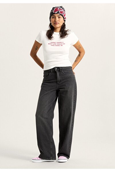 cto your style Women's Slim Fit Text Printed Crop T-Shirt Slim Fit Short Sleeve