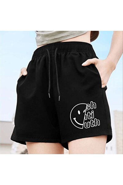 COZYWEAR Printed Black Women's Shorts