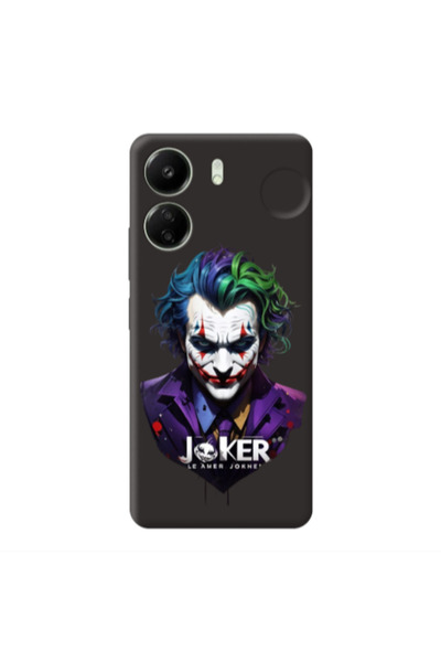 Other Xiaomi Redmi 13C Le amer Joker Black Colored Silicone TPU Θήκη