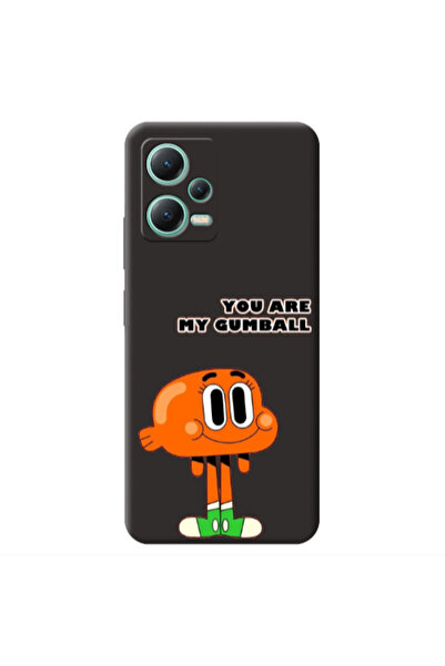 Other Xiaomi Redmi Note 12 Pro 5G You are my gumball Black Colored Silicone T...