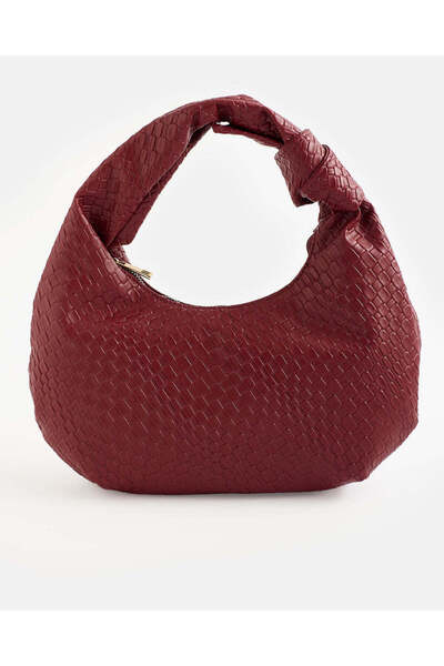 REDTAG Women Burgundy Slouch Bag