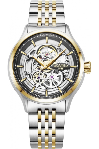 Roamer Ceas bărbătesc 101984 47 85 10 — Clasic, auriu, tip schelet