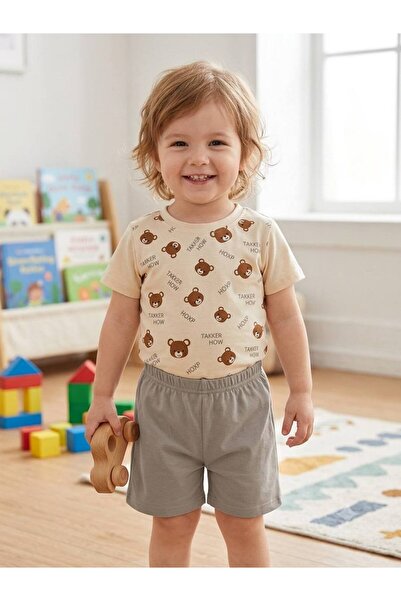 Milanlı Kids Boy's Cotton Summer Set (Top and Bottom)