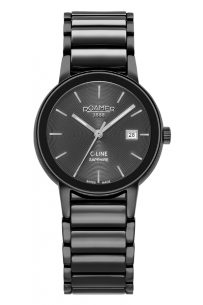 Roamer ceas de damă 997844 45 85 20 — negru, clasic, stil bijuterie