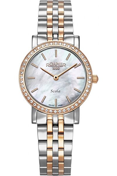 Roamer Ceas de damă 976830 49 20 50, aur roz, clasic la modă