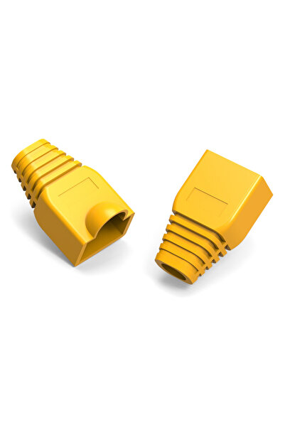 POWERTECH κάλυμμα για βύσμα δικτύου RJ45 CAB-N284 κίτρινο, 10τμχ