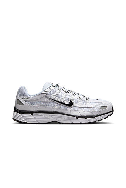 Nike P-6000 Pegasus Retro Tasarım Günlük Spor Ayakkabı Beyaz / Gümüş / Siyah