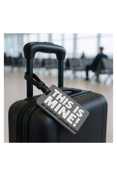 OEM Eticheta Valiza "This is Mine" 10.5x6.5cm – accesoriu practic pentru călă...