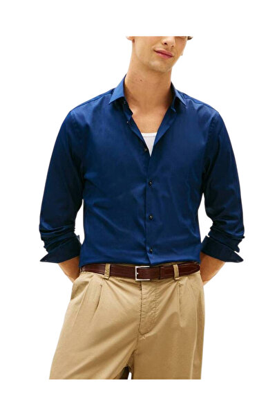 Tommy Hilfiger Ανδρικό Πουκάμισο Navy Μπλε MW0MW42779-DCA