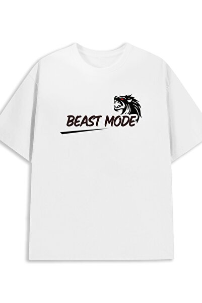 17 seramik تي شيرتات رجالية بتصميم رسومي مضحك من Beast Mode، 180 جرام، 100% أ...