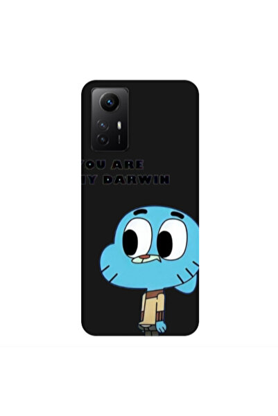 Other Xiaomi Redmi Note 12s You are my darwin Black Colored Silicone TPU Θήκη