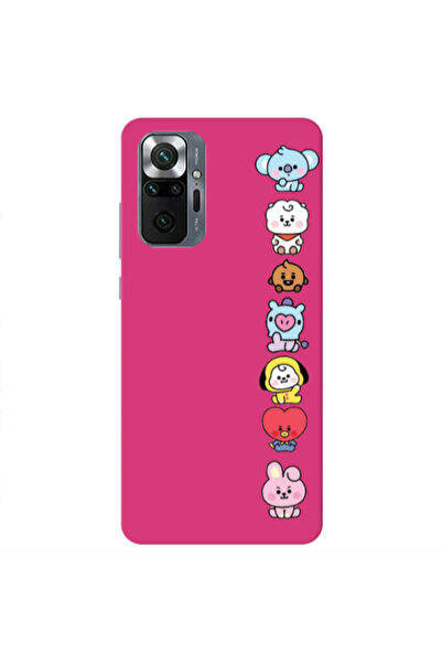 Other Xiaomi Redmi Note 10 Pro 4G Lovely animals Fuchsia Colored Silicone TPU...